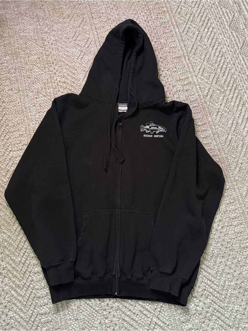 Montana Troutfitters Ouray Black Full-Zip Hoodie